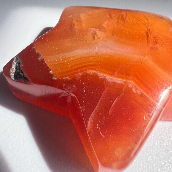 Carnelian Crystal‎ Star Carving (1) - Picture 7 of 11